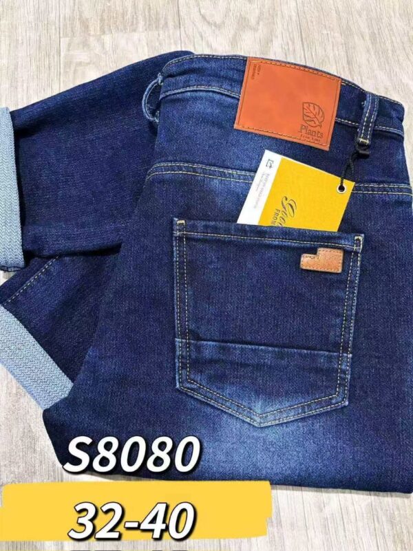 Jeans denim - (tailles 32–40) — bleu / noir / gris