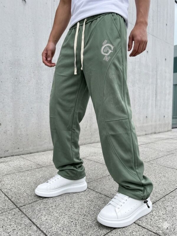 Pantalon de jogging homme en coton - taille élastique & cordon (XL–XXXXL)