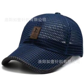 Casquette d'été unisexe — Bleu marine – Image 4