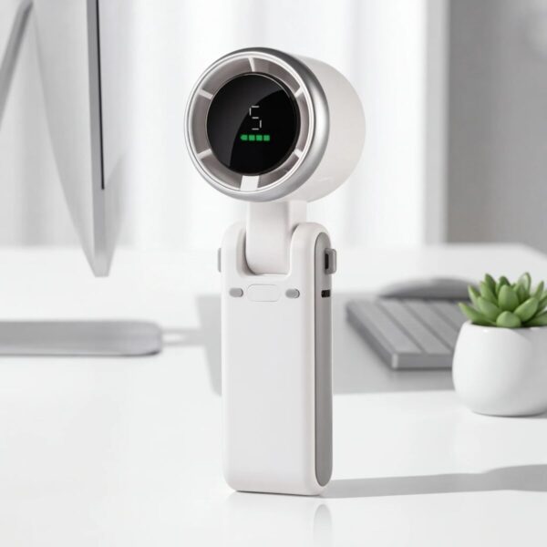 Mini ventilateur rechargeable Noir/ Vert/ Blanc