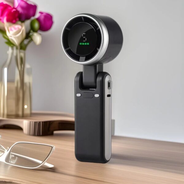 Mini ventilateur rechargeable Noir/ Vert/ Blanc Mini ventilateur rechargeable Noir/ Vert/ Blanc