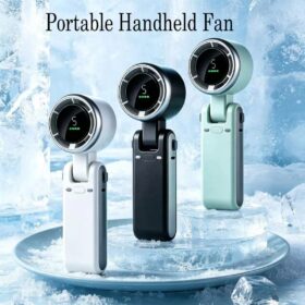 Mini ventilateur rechargeable Noir/ Vert/ Blanc – Image 9