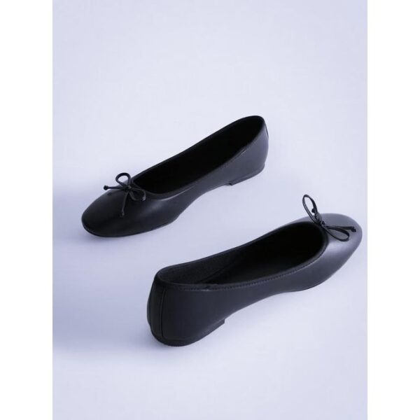Chaussures Ballerines Plates – De Pointure EU 35 a EU 42 (Pour Femme en Similicuir Noir) Chaussures Ballerines Plates – De Pointure EU 35 a EU 42 (Pour Femme en Similicuir Noir)