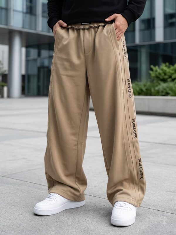 Pantalon de jogging homme en coton - taille élastique & cordon (XL–XXXXL)