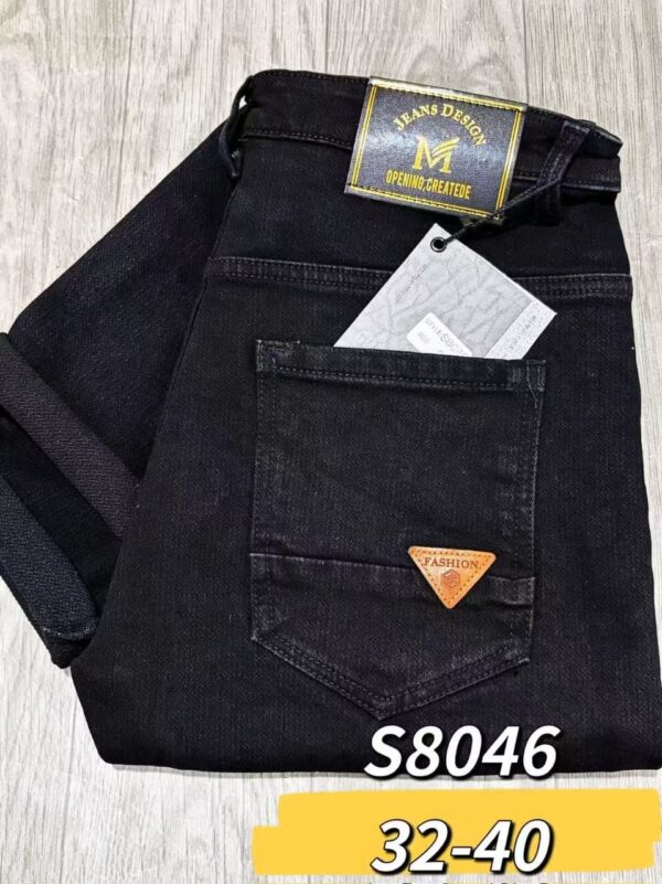 Jeans denim - (tailles 32–40) — bleu / noir / gris