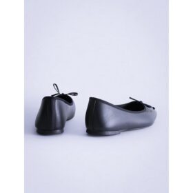 Chaussures Ballerines Plates – De Pointure EU 35 a EU 42 (Pour Femme en Similicuir Noir) – Image 4