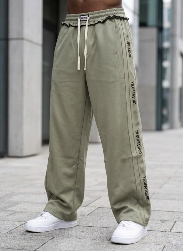 Pantalon de jogging homme en coton - taille élastique & cordon (XL–XXXXL)
