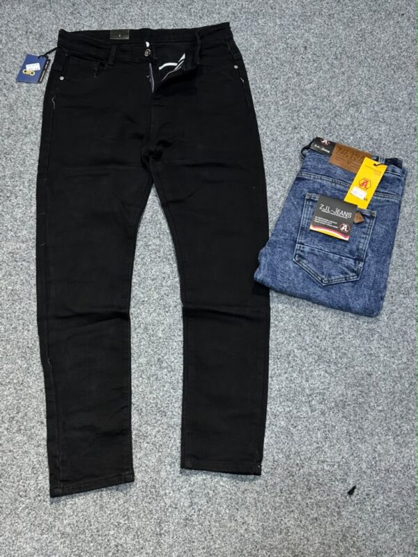 Jeans denim - (tailles 32–40) — bleu / noir / gris