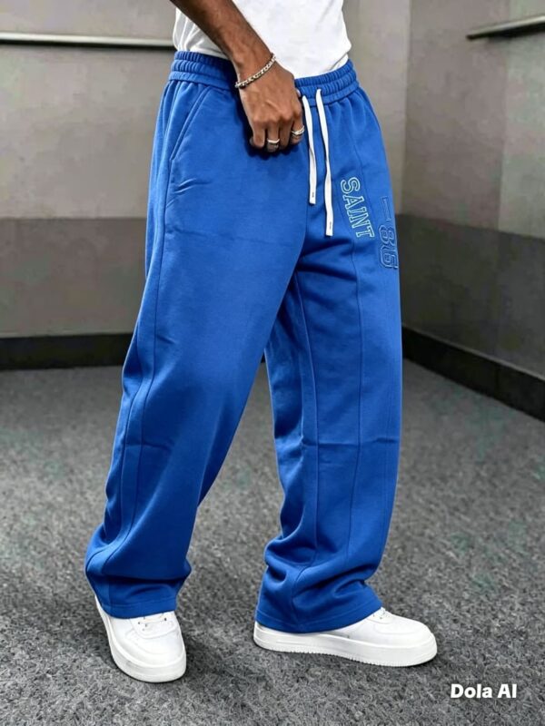 Pantalon de jogging homme en coton - taille élastique & cordon (XL–XXXXL)