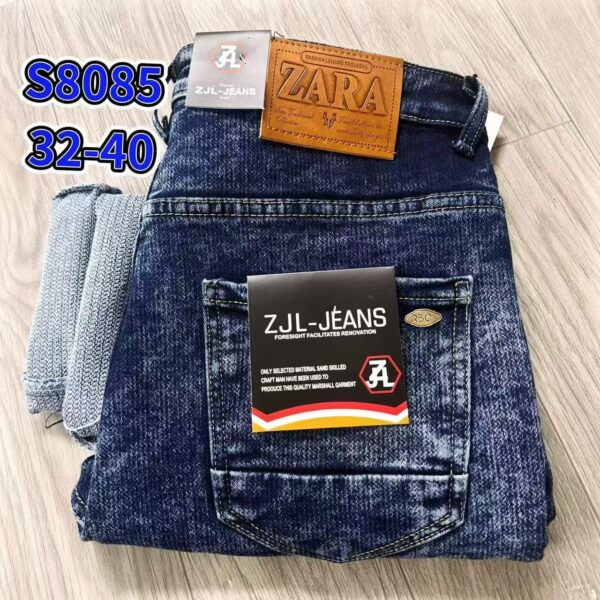 Jeans denim - (tailles 32–40) — bleu / noir / gris