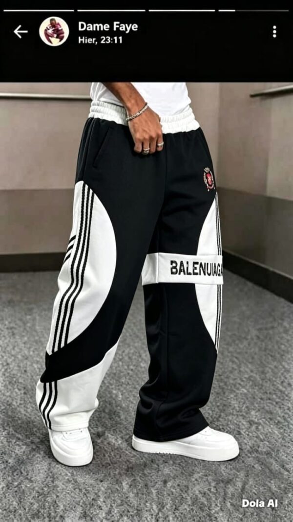 Pantalon de jogging homme en coton - taille élastique & cordon (XL–XXXXL)