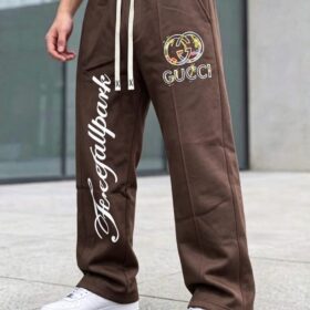 Pantalon de jogging homme en coton - taille élastique & cordon (XL–XXXXL) – Image 9