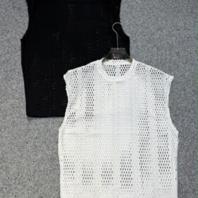 Débardeur homme transparent (mesh) — coupe cintrée — Tailles XL–XXXXL – Image 3