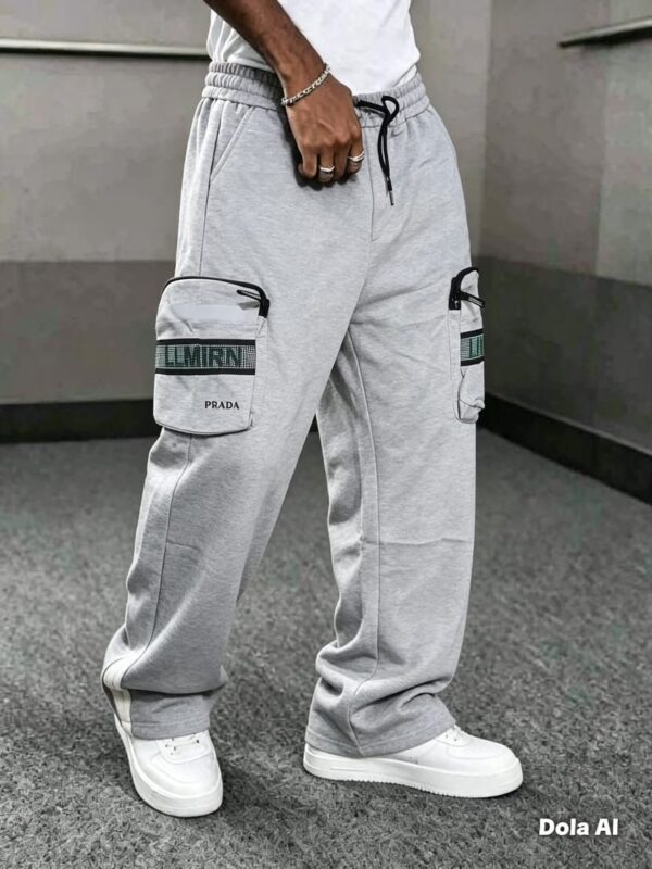 Pantalon de jogging homme en coton - taille élastique & cordon (XL–XXXXL)