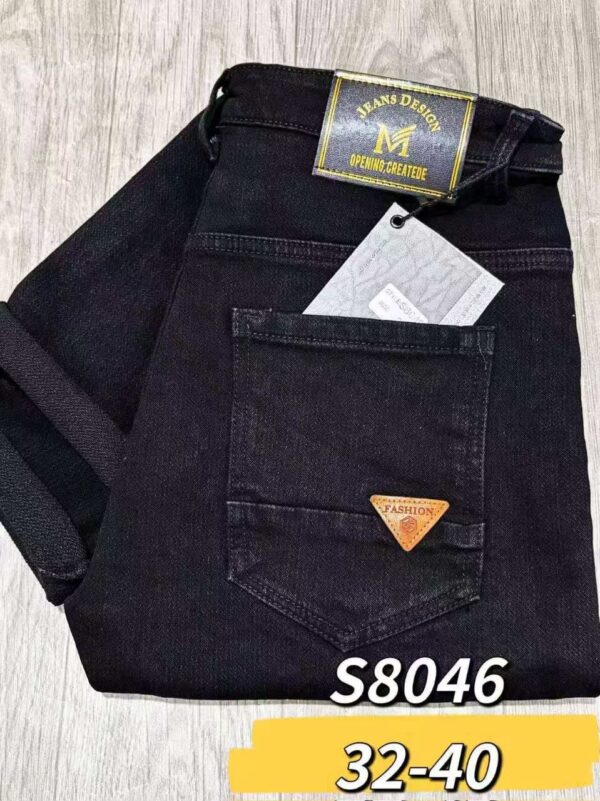 Jeans denim - (tailles 32–40) — bleu / noir / gris