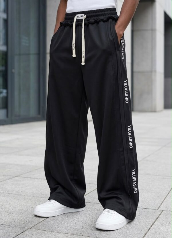 Pantalon de jogging homme en coton - taille élastique & cordon (XL–XXXXL)