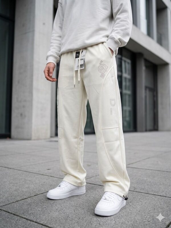 Pantalon de jogging homme en coton - taille élastique & cordon (XL–XXXXL)