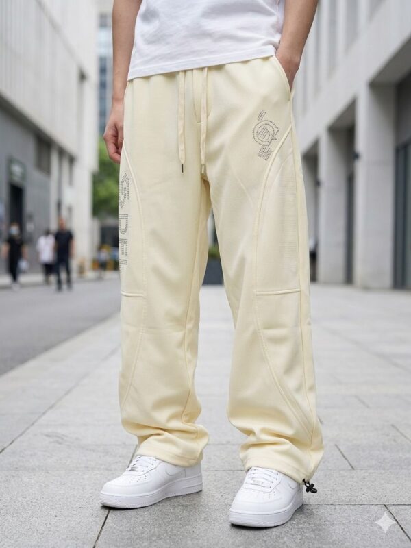 Pantalon de jogging homme en coton - taille élastique & cordon (XL–XXXXL)