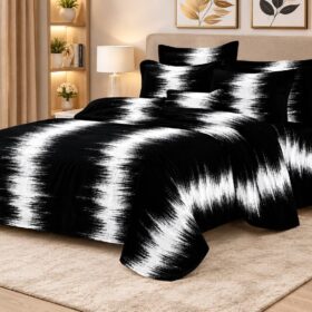 Drap Plat 3 pièces 100% Coton — (Drap 240×250 cm )+ (2 Taies 50×70 cm)