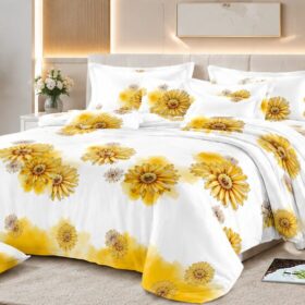 Drap Plat 3 pièces 100% Coton — (Drap 240×250 cm )+ (2 Taies 50×70 cm) – Image 17