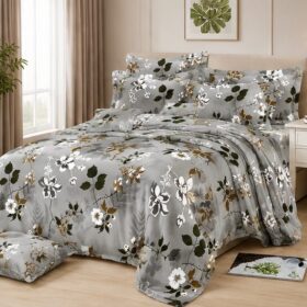 Drap Plat 3 pièces 100% Coton — (Drap 240×250 cm )+ (2 Taies 50×70 cm) – Image 16