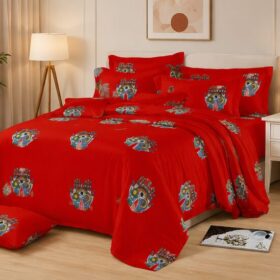 Drap Plat 3 pièces 100% Coton — (Drap 240×250 cm )+ (2 Taies 50×70 cm) – Image 15