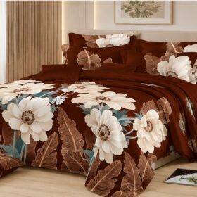 Drap Plat 3 pièces 100% Coton — (Drap 240×250 cm )+ (2 Taies 50×70 cm) – Image 14