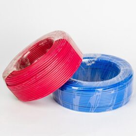 Fil électrique 2,5 mm² H07V-U — Bleu / Rouge