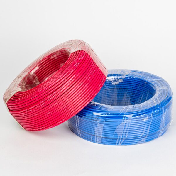 Fil électrique 2,5 mm² H07V-U — Bleu / Rouge Fil électrique 2,5 mm² H07V-U — Bleu / Rouge