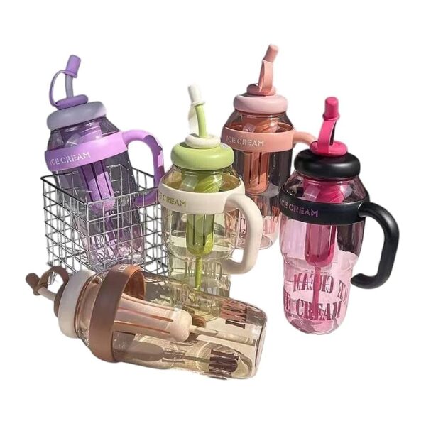 Gourde 1200 ml avec paille intégrée — 5 couleurs Gourde 1200 ml avec paille intégrée — 5 couleurs