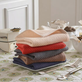 Lot de 10 chiffons gaufrés multi-usages — lingettes absorbantes réutilisables – Image 2