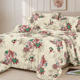 Drap Plat 3 pièces 100% Coton — (Drap 240×250 cm )+ (2 Taies 50×70 cm) – Image 11