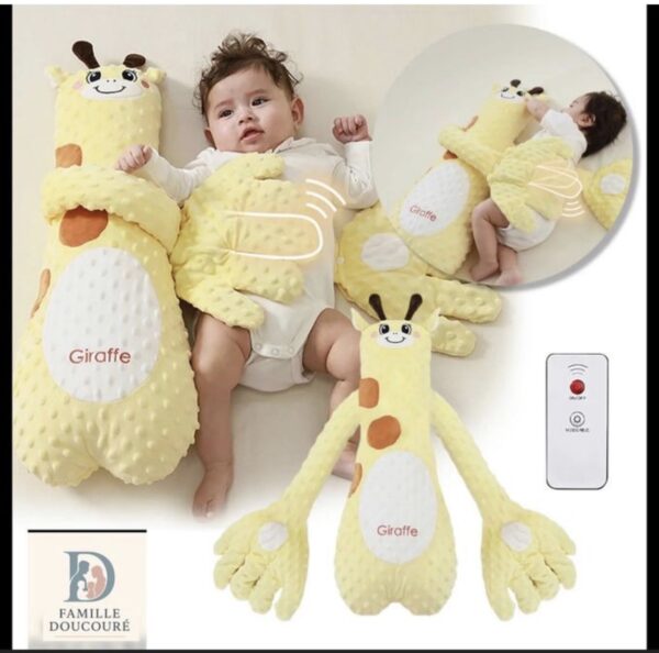 Coussin anti-roulis bébé — (Peluche Girafe)