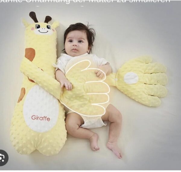 Coussin anti-roulis bébé — (Peluche Girafe)