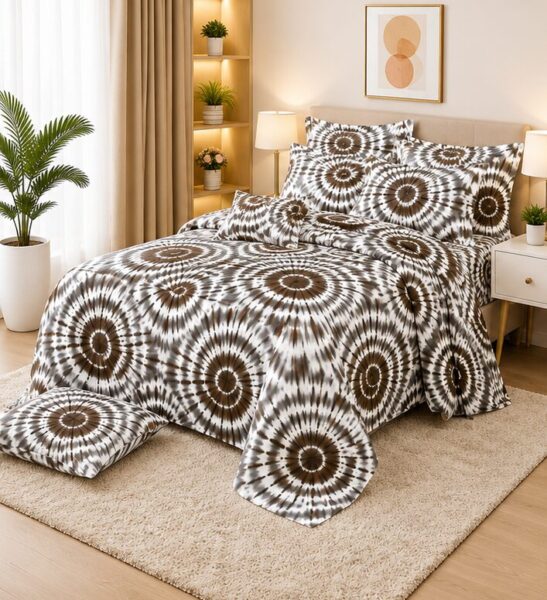 Drap Plat 3 pièces (THIOUB – 100% Coton)