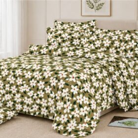 Drap Plat 3 pièces 100% Coton — (Drap 240×250 cm )+ (2 Taies 50×70 cm) – Image 8