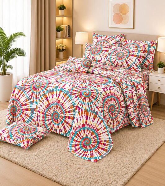 Drap Plat 3 pièces (THIOUB – 100% Coton)