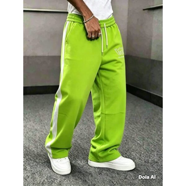 Pantalon de jogging homme en coton - taille élastique & cordon (XL–XXXXL)