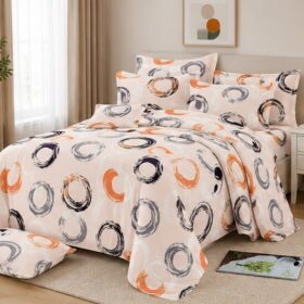 Drap Plat 3 pièces 100% Coton — (Drap 240×250 cm )+ (2 Taies 50×70 cm) – Image 3