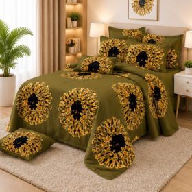Drap Plat 3 pièces (THIOUB – 100% Coton) – Image 17