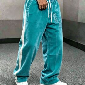 Pantalon de jogging homme en coton - taille élastique & cordon (XL–XXXXL) – Image 3