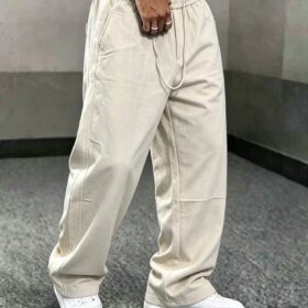 Pantalon de jogging homme en coton - taille élastique & cordon (XL–XXXXL) – Image 14