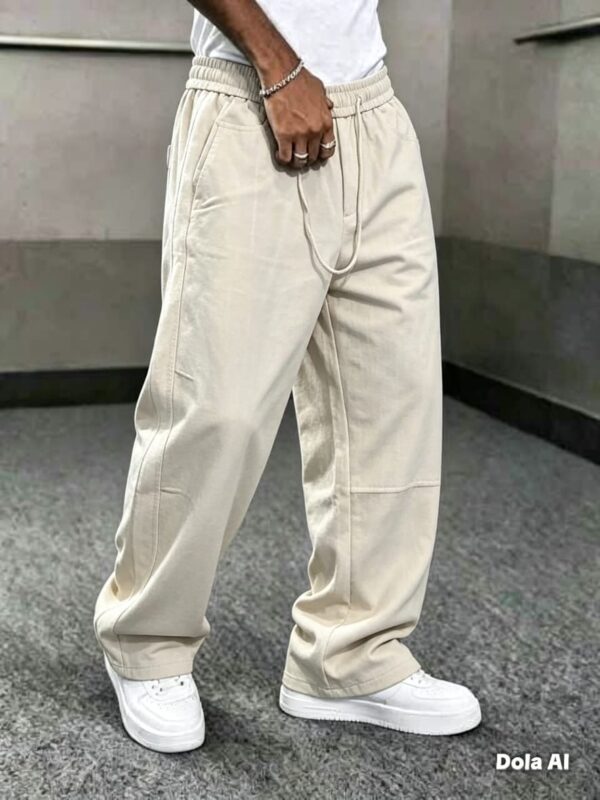 Pantalon de jogging homme en coton - taille élastique & cordon (XL–XXXXL)