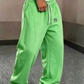 Pantalon de jogging homme en coton - taille élastique & cordon (XL–XXXXL) – Image 20