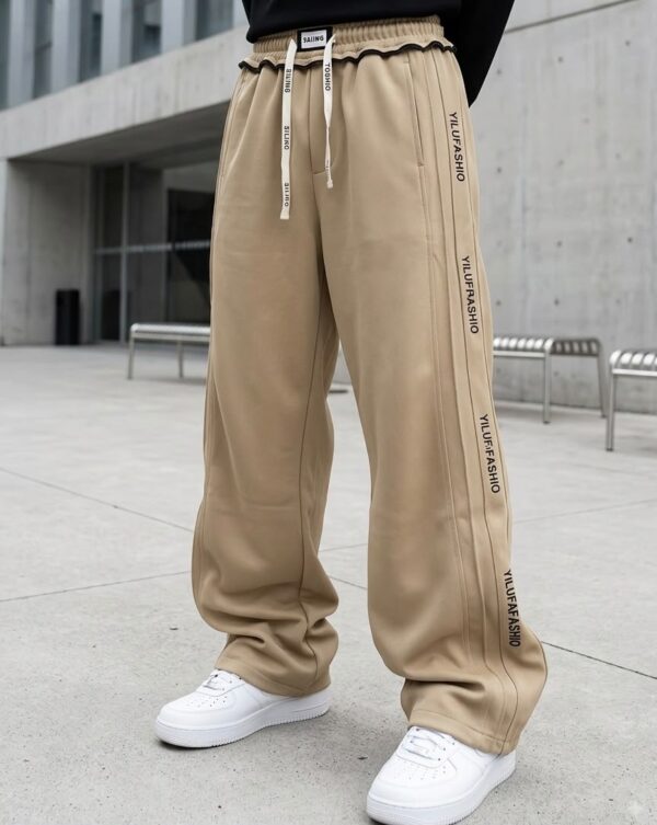 Pantalon de jogging homme en coton - taille élastique & cordon (XL–XXXXL)
