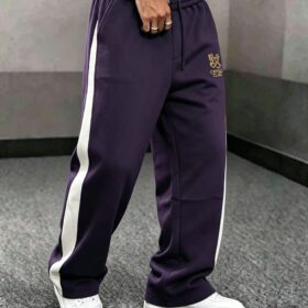 Pantalon de jogging homme en coton - taille élastique & cordon (XL–XXXXL) – Image 6