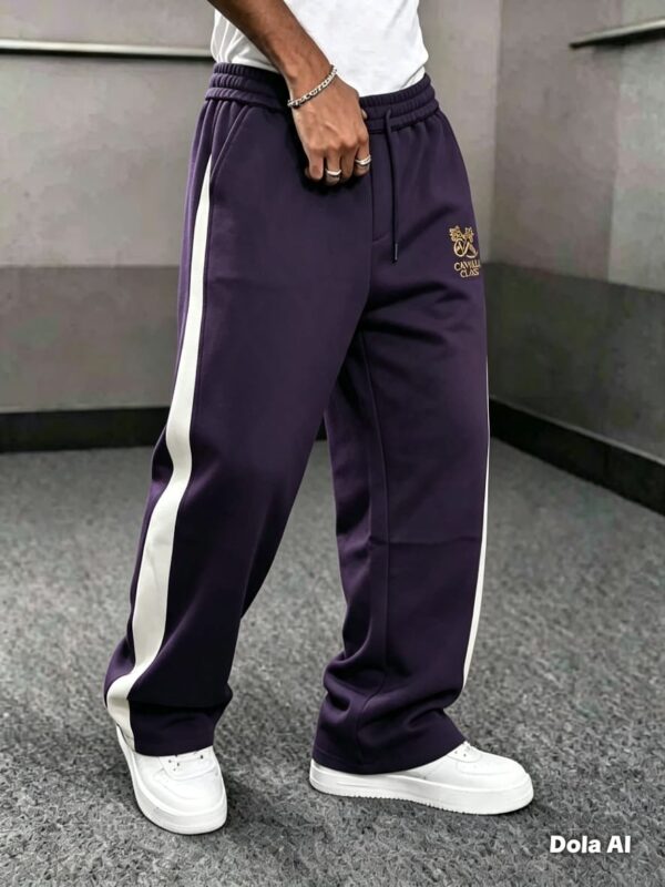 Pantalon de jogging homme en coton - taille élastique & cordon (XL–XXXXL)