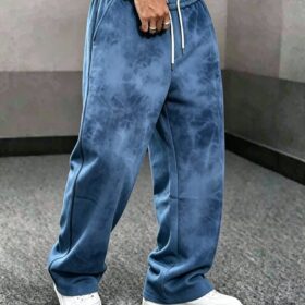 Pantalon de jogging homme en coton - taille élastique & cordon (XL–XXXXL) – Image 8