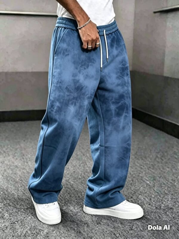 Pantalon de jogging homme en coton - taille élastique & cordon (XL–XXXXL)