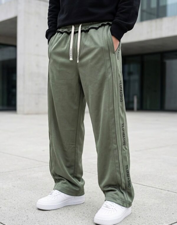 Pantalon de jogging homme en coton - taille élastique & cordon (XL–XXXXL)